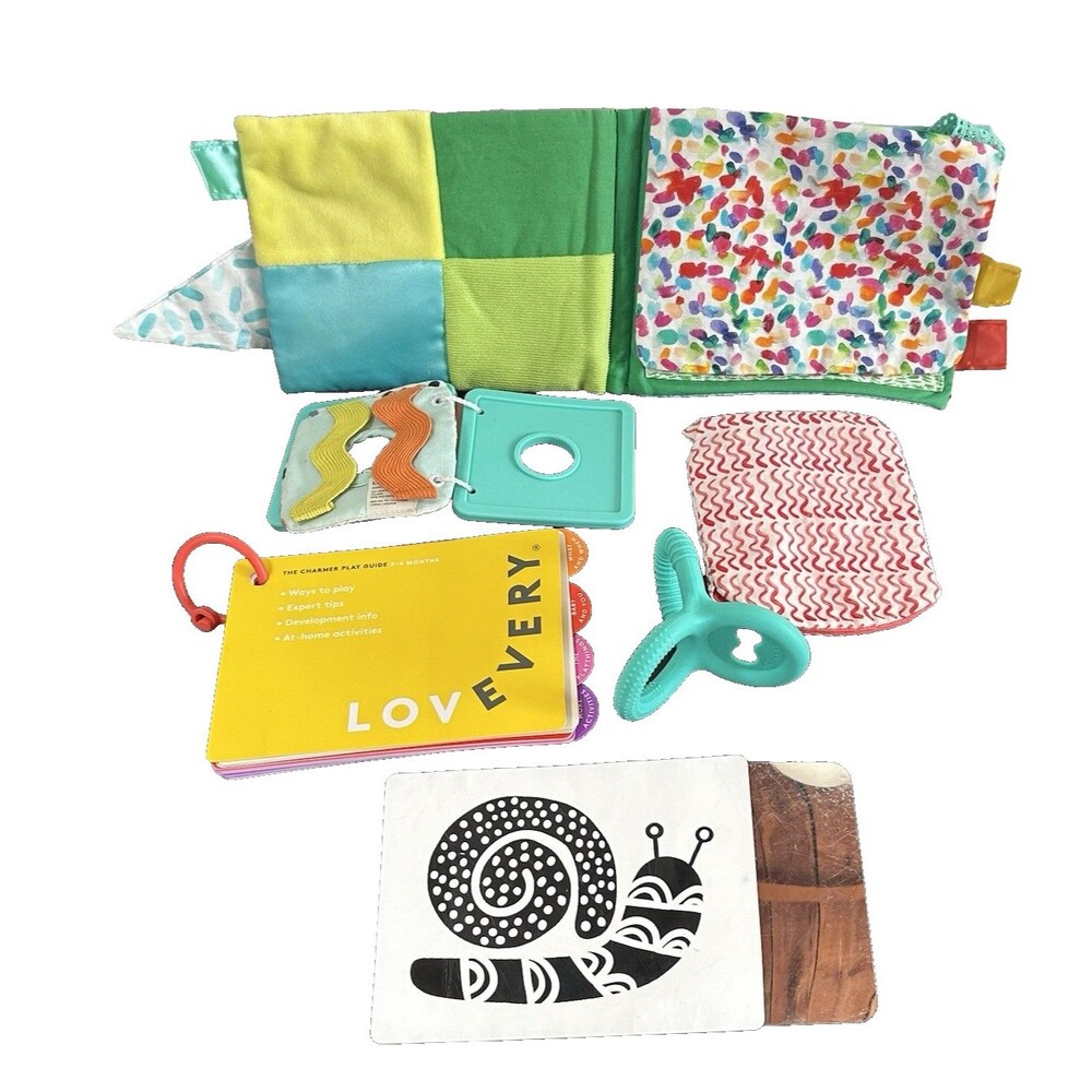 Lovevery The Charmer Play Kit PARTIAL SET 3-4 Months Montessori Baby Toys Guide
